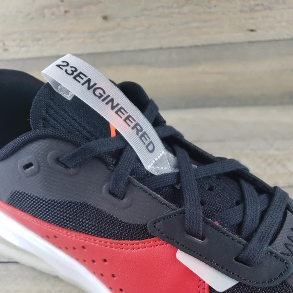 Nike Jordan Air 200E Men's Shoes Sneakers Black Chili Red NEW - Picture 8 of 11